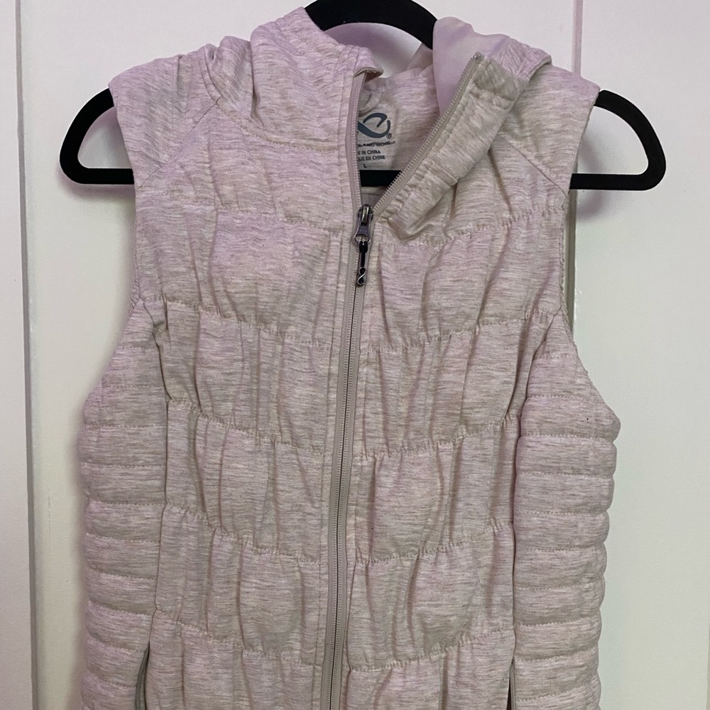 Be by Blanc Noir padded sleeveless oatmeal vest
